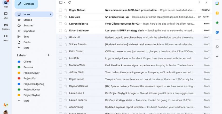 Gmail’s new interface is here to stay