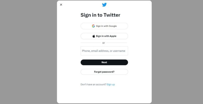 Twitter has started blocking unregistered users