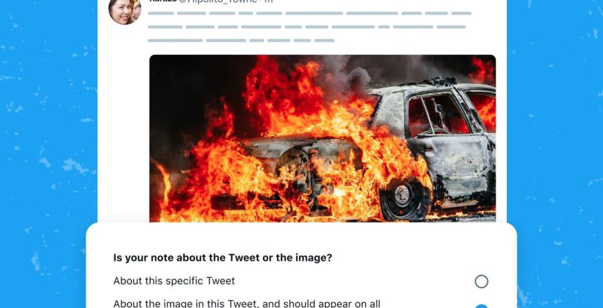 Twitter is adding crowdsourced fact checks to images