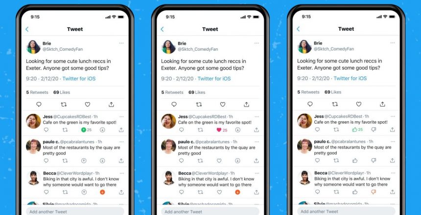 Twitter is testing a downvote button that's visible only to you Twitter downvote, Twitter