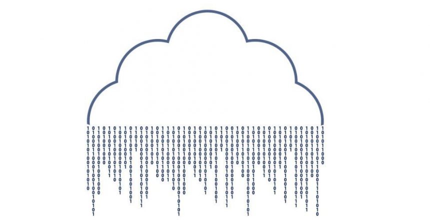 Why Office 365 data needs dedicated cloud backups Cloud with binary code rain - Office 365 needs cloud backups